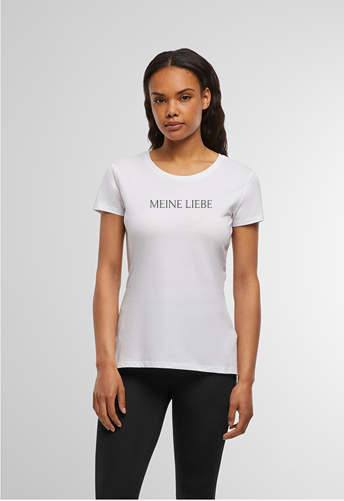 Meine Liebe Basic Shirt (Weiß)