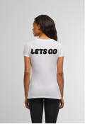 Let´s Go Shirt woman (Weiß)